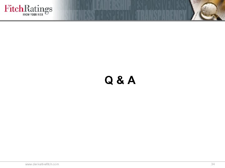 Q&A www. derivativefitch. com 34 