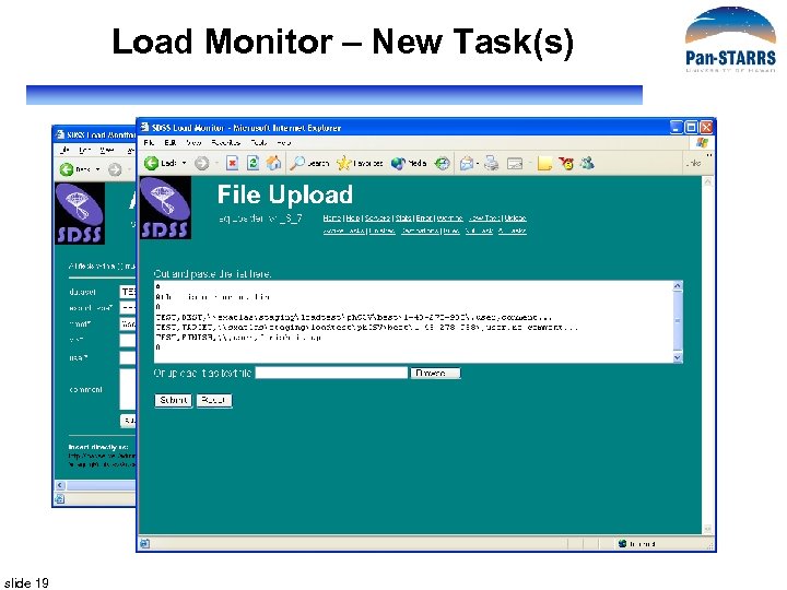 Load Monitor – New Task(s) slide 19 