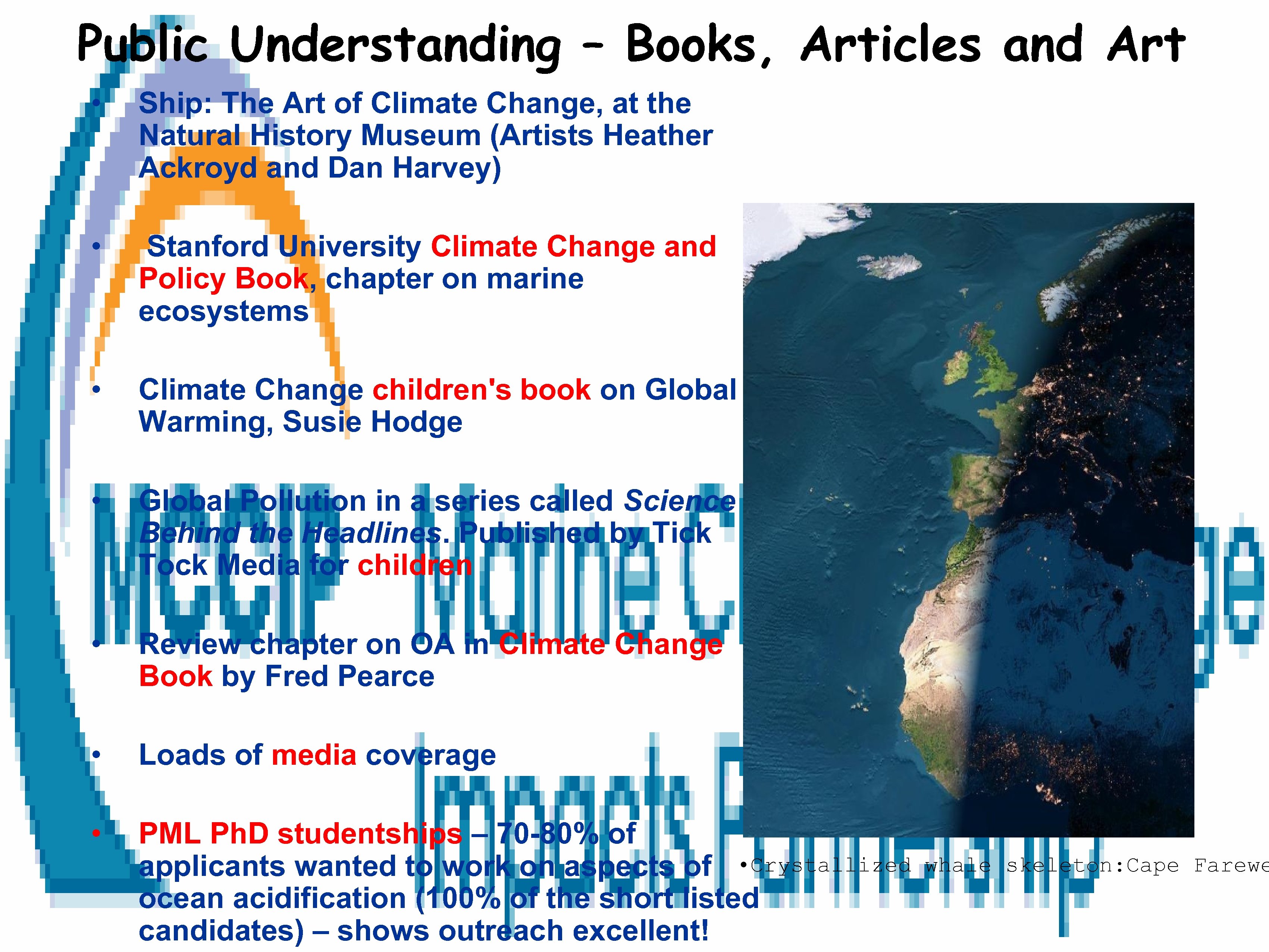 Public Understanding – Books, Articles and Art • Ship: The Art of Climate Change,