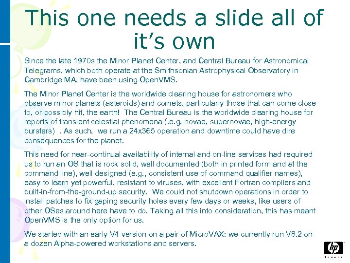 This one needs a slide all of it’s own Since the late 1970 s