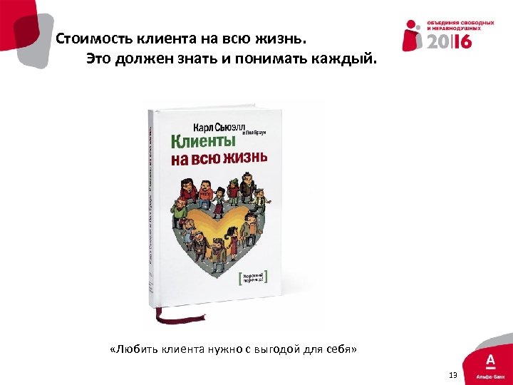 Стоимость клиента на всю жизнь. Это должен знать и понимать каждый. «Любить клиента нужно