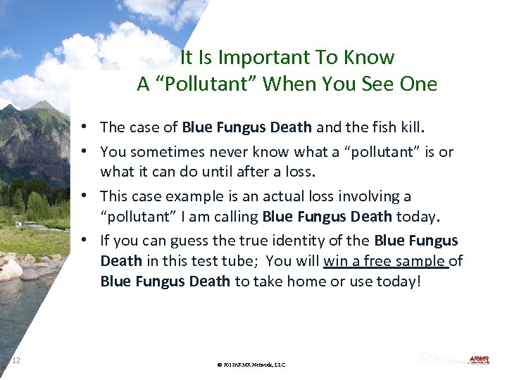 It Is Important To Know A “Pollutant” When You See One • The case