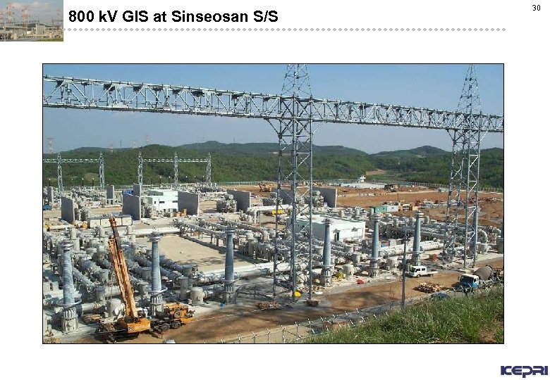 800 k. V GIS at Sinseosan S/S 30 