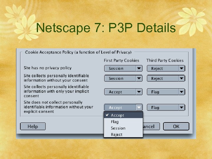 Netscape 7: P 3 P Details 