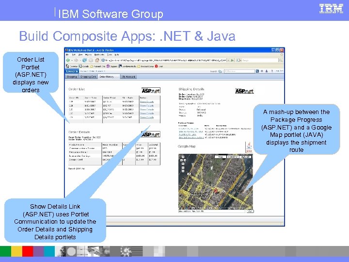 IBM Software Group Build Composite Apps: . NET & Java Order List Portlet (ASP.