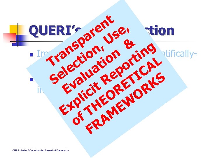 t n Function QUERI’s Dual se, re a U p , & g s