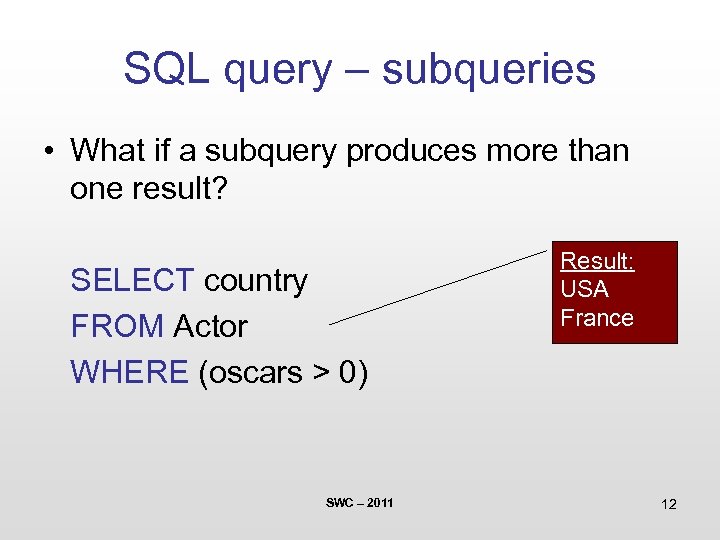 SQL Queries Subqueries And Joining SQL Query