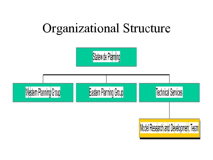Organizational Structure 