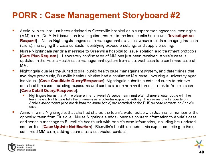 PORR : Case Management Storyboard #2 § § § Annie Nuclear has just been