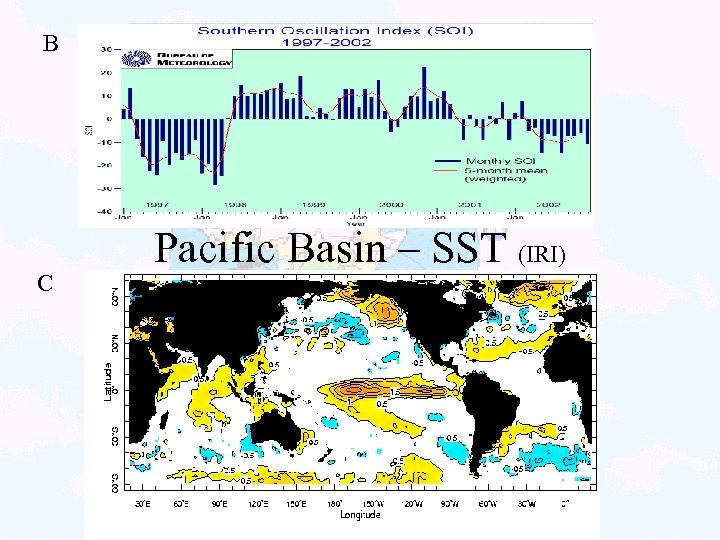 B C Pacific Basin – SST (IRI) 