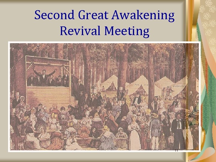 Second Great Awakening Revival Meeting 11 