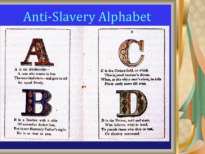 Anti-Slavery Alphabet 48 