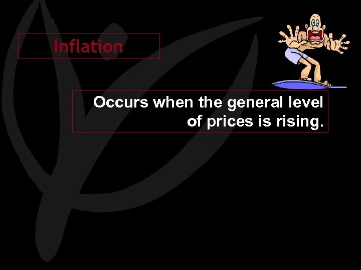 Inflation Occurs when the general level of prices is rising. 