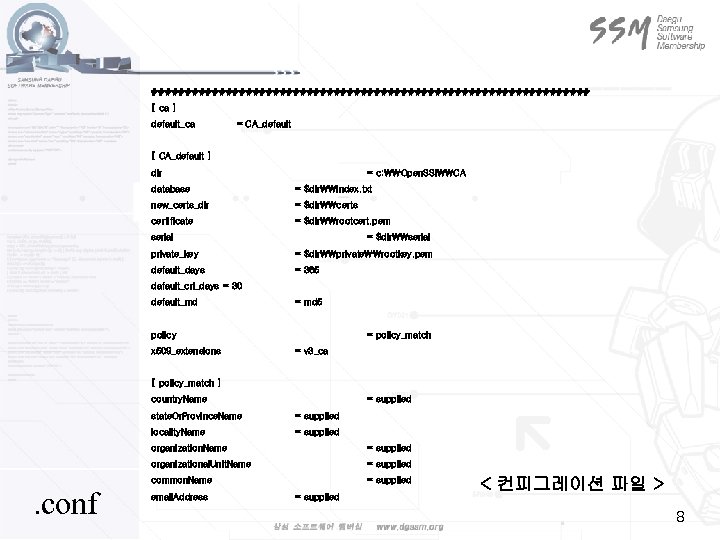 ################################# [ ca ] default_ca = CA_default [ CA_default ] dir = c: \Open.