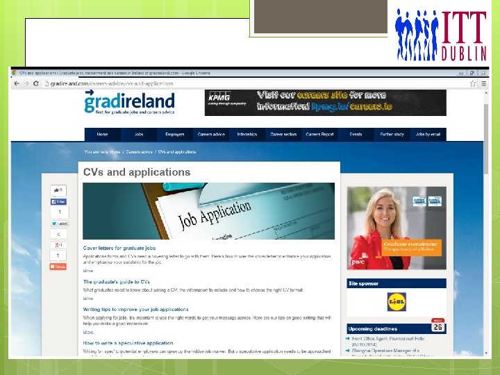 ITT Dublin - Top CV tips October 2014 