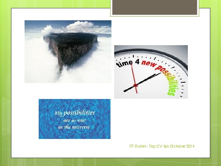 ITT Dublin - Top CV tips October 2014 