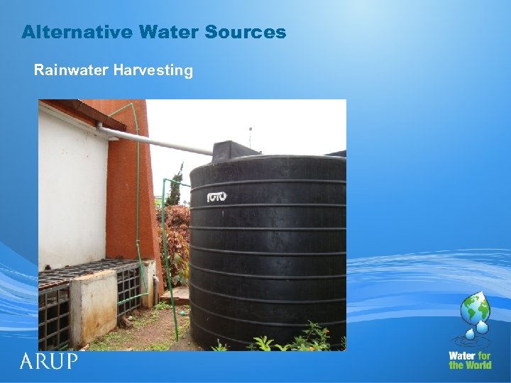 Alternative Water Sources Rainwater Harvesting 