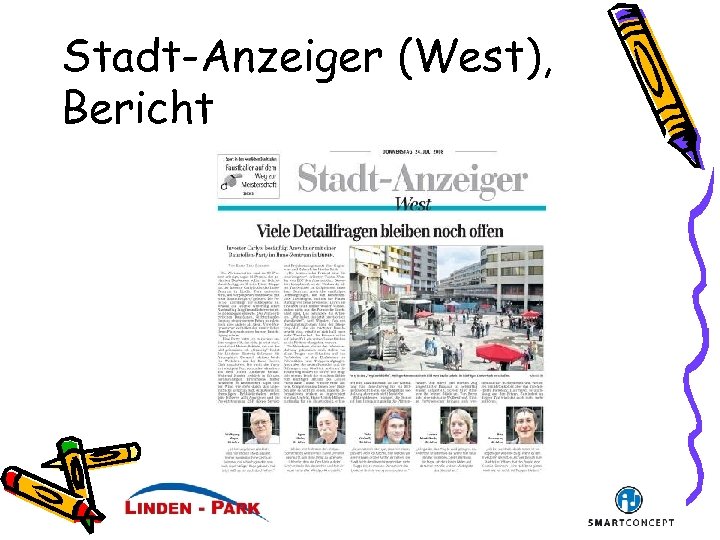 Stadt-Anzeiger (West), Bericht 