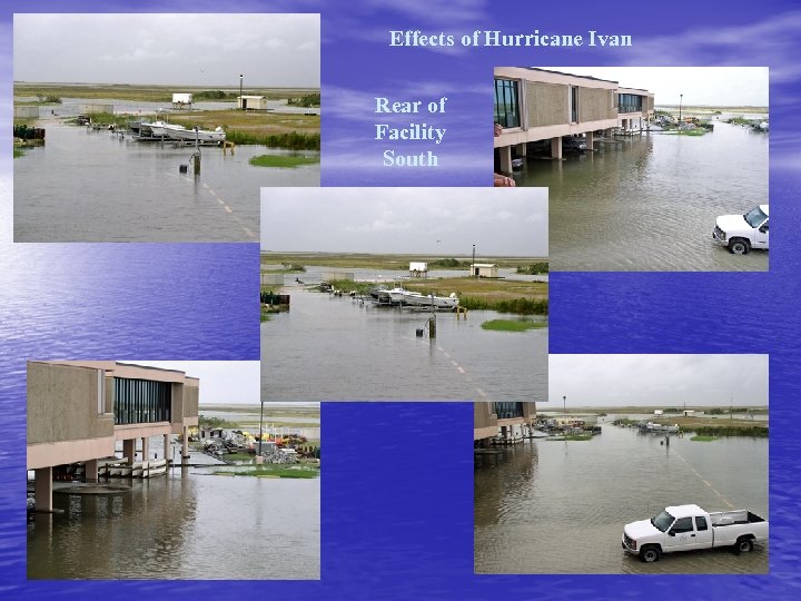 Effects of Hurricane Ivan Rear of Facility South 