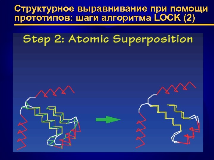 Структурное выравнивание при помощи прототипов: шаги алгоритма LOCK (2) 