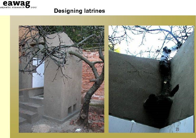 Designing latrines 21 