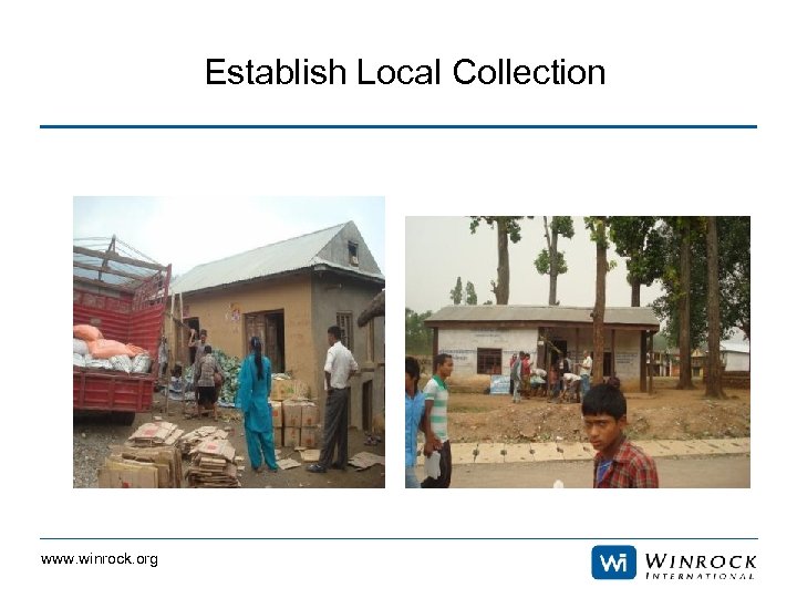 Establish Local Collection www. winrock. org 