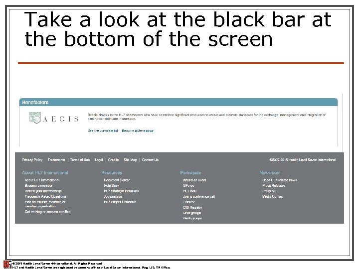 Take a look at the black bar at the bottom of the screen ©