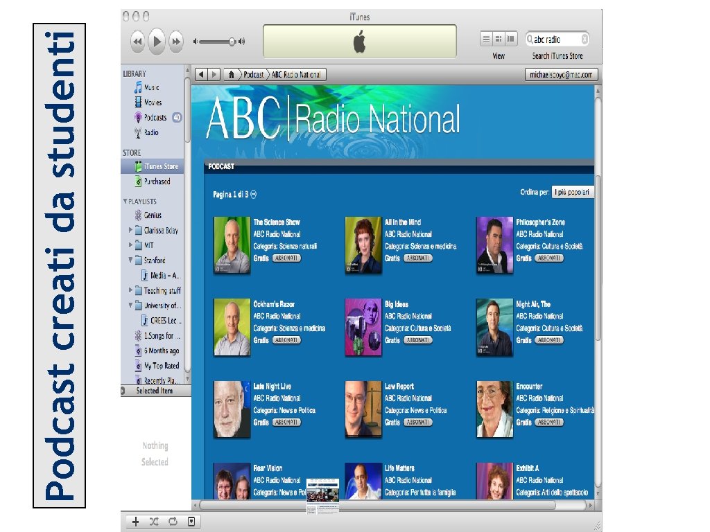 Podcast creati da studenti 