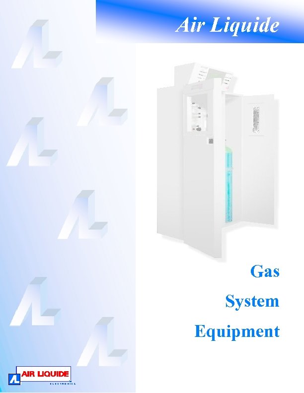 Air Liquide Gas System Equipment TM E L E C T R O N