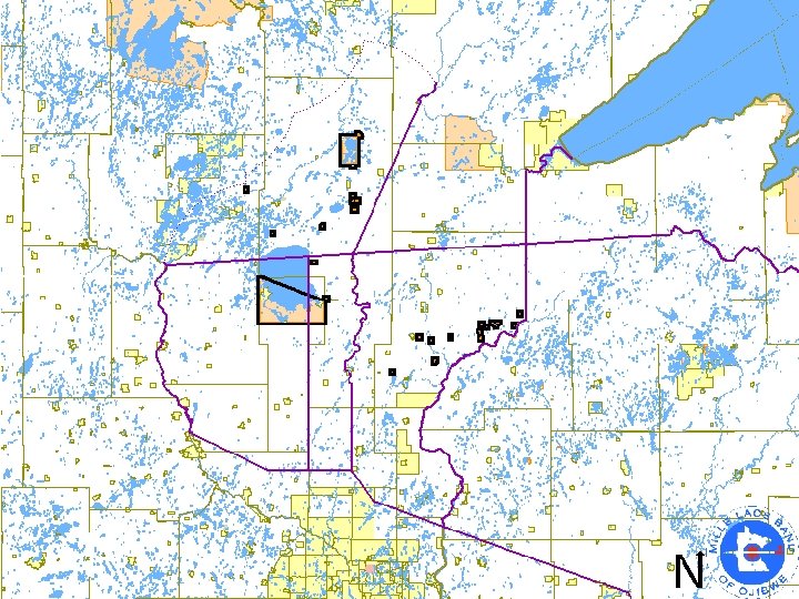 Map – Showing Misi-zaaga’iganiing and Gaa-Mitaawangaagamaag, the eight communities, three districts, one sub-district and