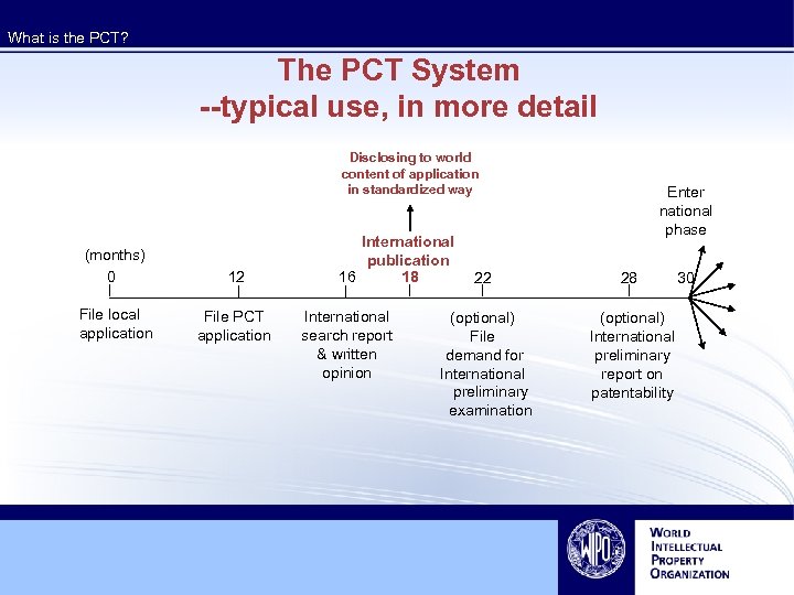 What is the PCT? The PCT System --typical use, in more detail Disclosing to