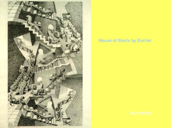 House of Stairs by Escher Surrealism 