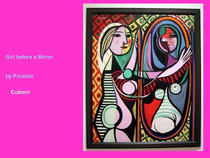 Girl before a Mirror by Picasso Cubism 