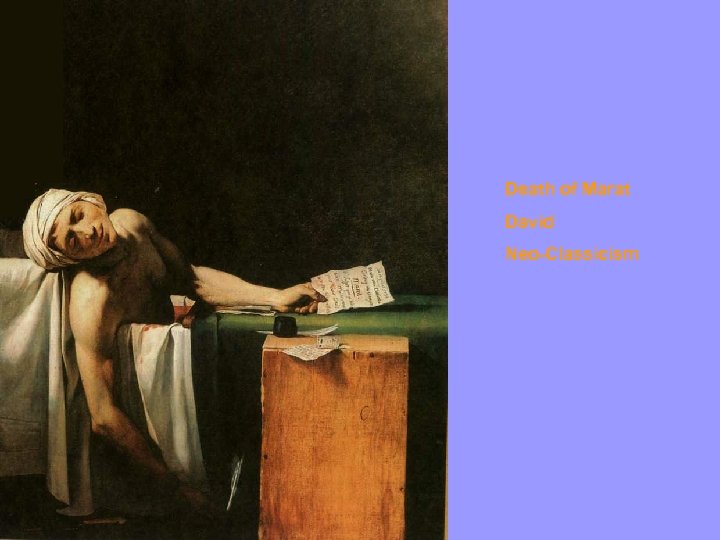 Death of Marat David Neo-Classicism 