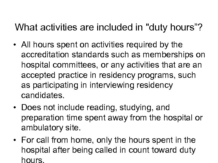 What activities are included in 