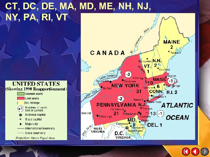 CT, DC, DE, MA, MD, ME, NH, NJ, NY, PA, RI, VT 