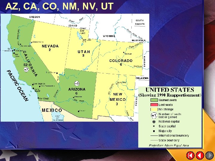 AZ, CA, CO, NM, NV, UT 