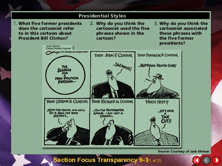 Section Focus Transparency 9 -3(1 of 2) 