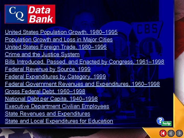 United States Population Growth, 1980– 1995 Population Growth and Loss in Major Cities United