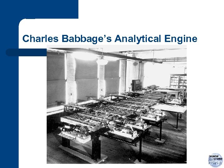 Charles Babbage’s Analytical Engine 