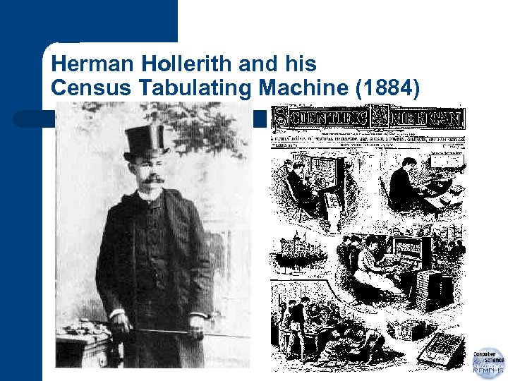 Herman Hollerith and his Census Tabulating Machine (1884) 