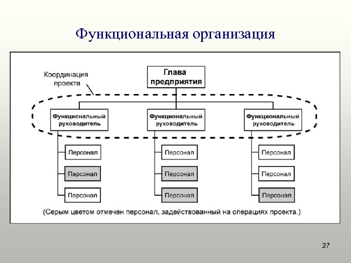 Функциональная организация 27 