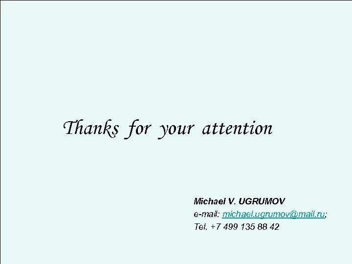 Laboratory of Hormonal Regulations Yu. Saifityarova (Ph. D student) A. Sapronova (Ph. D), E.