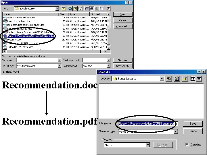 Recommendation. doc Recommendation. pdf 