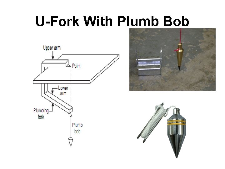 U-Fork With Plumb Bob 