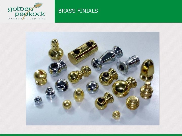 BRASS FINIALS 