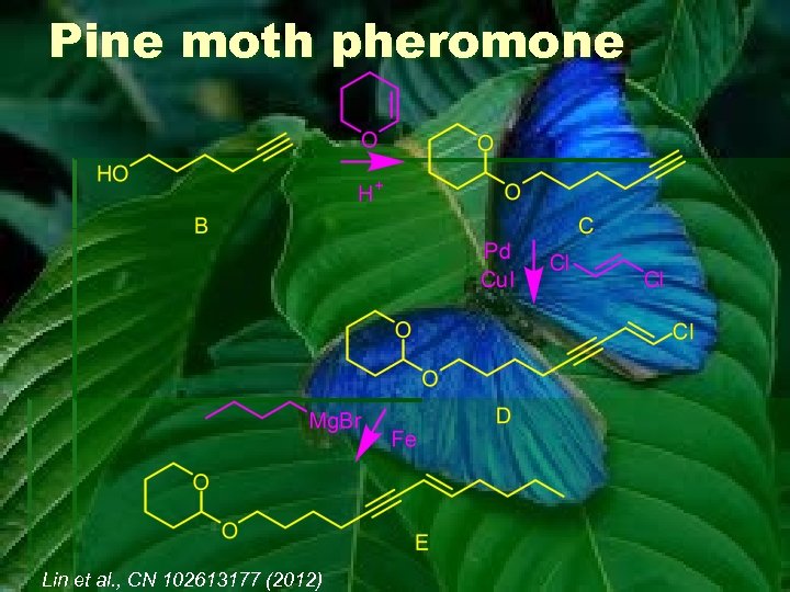 Pine moth pheromone Lin et al. , CN 102613177 (2012) 