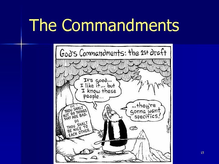  The Commandments 15 