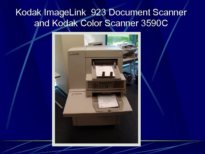 Kodak Image. Link 923 Document Scanner and Kodak Color Scanner 3590 C 