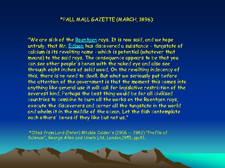 *PALL MALL GAZETTE (MARCH, 1896): 